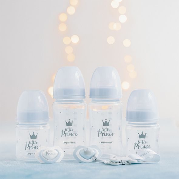 CANPOL BABIES DÁRKOVÁ SADA PRO NOVOROZENCE ROYAL BABY MODRÁ - VÝHODNÉ SADY - KRMENÍ