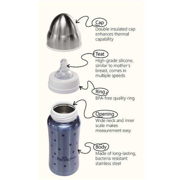 PACIFICBABY DĚTSKÁ TERMOLÁHEV 200ML - TERMOOBALY A TERMOSKY - KRMENÍ