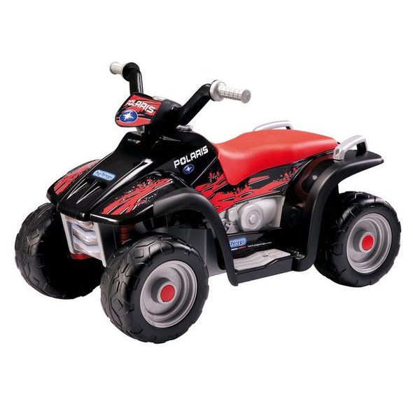 PEG PEREGO VOZÍTKO POLARIS SPORTSMAN 400 NERO - ELEKTRICKÁ VOZÍTKA - PRO DĚTI