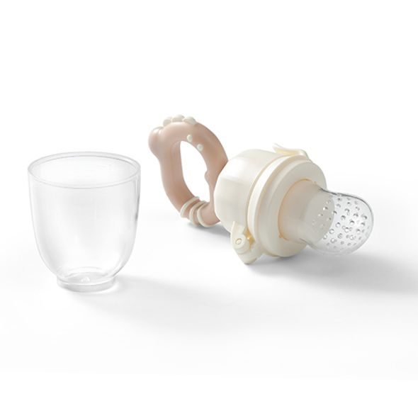 BABYONO KOUSÁTKO NA PODÁVÁNÍ JÍDLA DINO BÉŽOVÁ 6M+ - KOUSÁTKA - PRO DĚTI