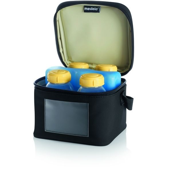 MEDELA CHLADÍCÍ TAŠKA VČETNĚ 4 LAHVIČEK 150 ML - VÝHODNÉ SADY - KRMENÍ