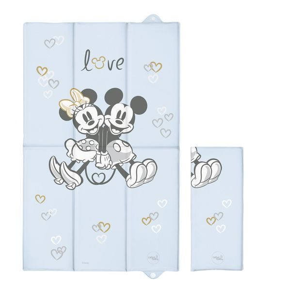 CEBA PODLOŽKA PŘEBALOVACÍ CESTOVNÍ (50X80) DISNEY MINNIE & MICKEY BLUE - PŘEBALOVACÍ PODLOŽKY - PŘEBALOVÁNÍ
