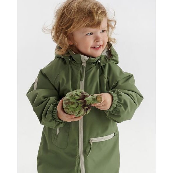 LEOKID PŘECHODOVÁ KOMBINÉZA ULLI GREEN QUILL VEL. 5 - 6 LET (VEL. 110) - ZIMNÍ KOMBINÉZY - PRO DĚTI