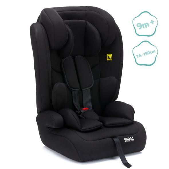 FILLIKID AUTOSEDAČKA OLLI 76-150 CM BLACK - AUTOSEDAČKY 15-36KG - AUTOSEDAČKY A PŘÍSLUŠENSTVÍ