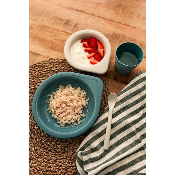 SUAVINEX JÍDELNÍ SET BEAR +6 M - MISKY, TALÍŘKY A PODLOŽKY - KRMENÍ