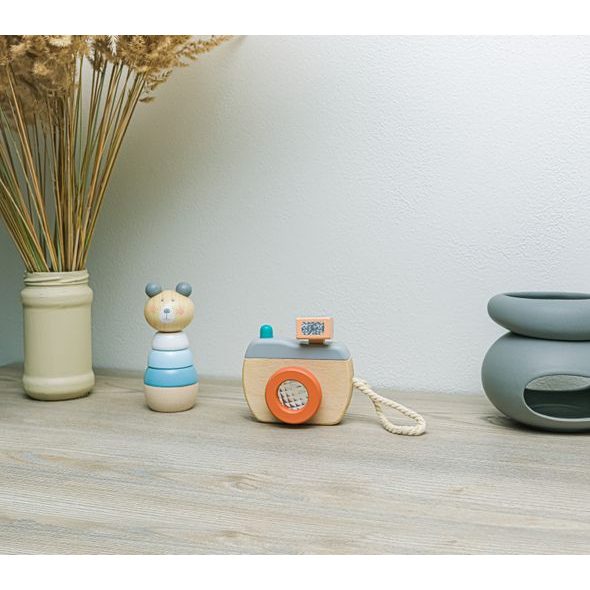 ZOPA DŘEVĚNÝ FOTOAPARÁT - JAKO TATÍNEK - PRO DĚTI