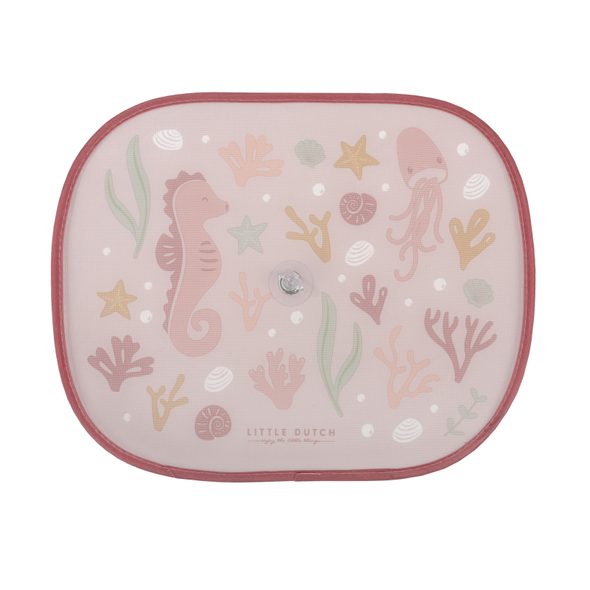 LITTLE DUTCH SLUNEČNÍ CLONA OCEAN DREAMS PINK - SLUNEČNÍ ROLETY A CLONY - AUTOSEDAČKY A PŘÍSLUŠENSTVÍ