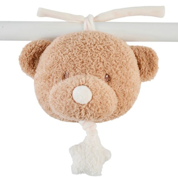 NATTOU HRAČKA HUDEBNÍ TEDDY MEDVÍDEK 16 CM, 0M+ - HRAČKY K ZAVĚŠENÍ - PRO DĚTI