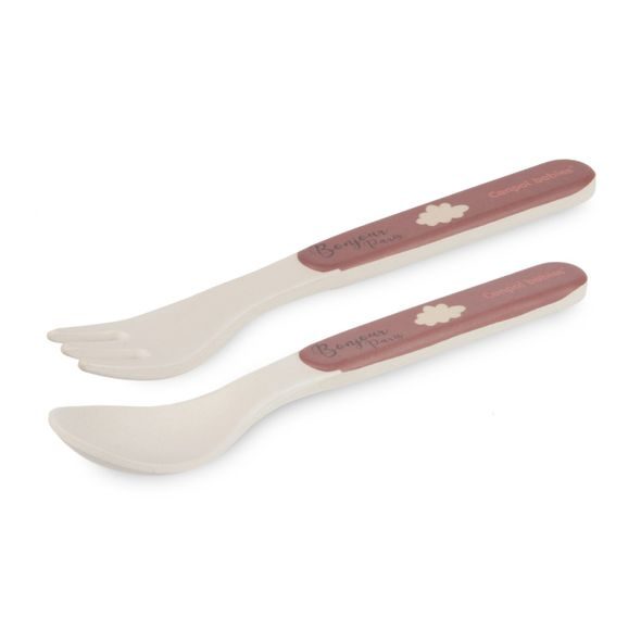 CANPOL BABIES SADA NÁDOBÍ BONJOUR PARIS 5KS ČERVENÁ - MISKY, TALÍŘKY A PODLOŽKY - KRMENÍ