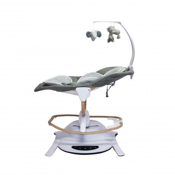 BO JUNGLE AUTOMATICKÁ HOUPAČKA PURE WHITE 2V1 - LEHÁTKA A HOUPADLA - SPINKÁNÍ