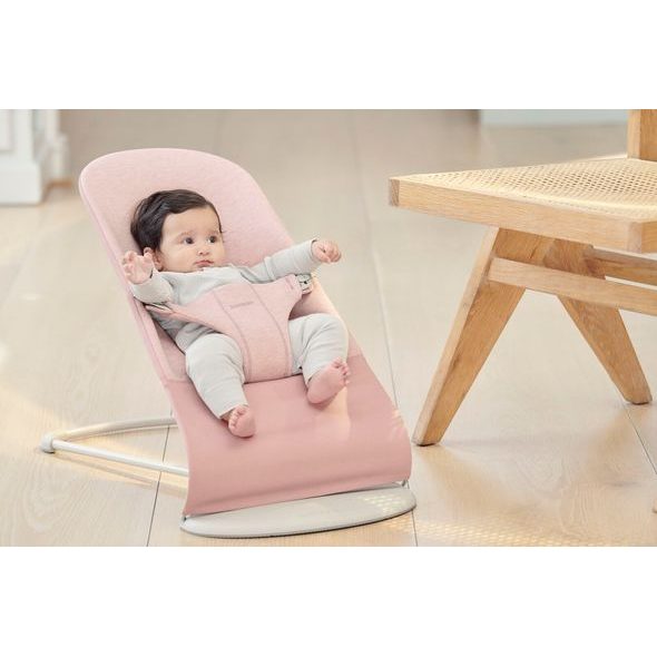 BABYBJÖRN LEHÁTKO BLISS LIGHT PINK 3D JERSEY - LEHÁTKA A HOUPADLA - SPINKÁNÍ