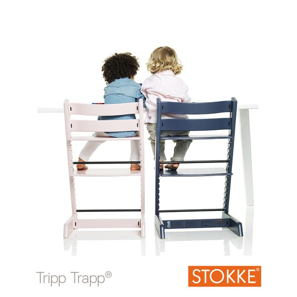 STOKKE® TRIPP TRAPP® MARBLE GREEN + POLŠTÁŘEK GLACIER GREEN - JÍDELNÍ ŽIDLIČKY DŘEVĚNÉ - KRMENÍ