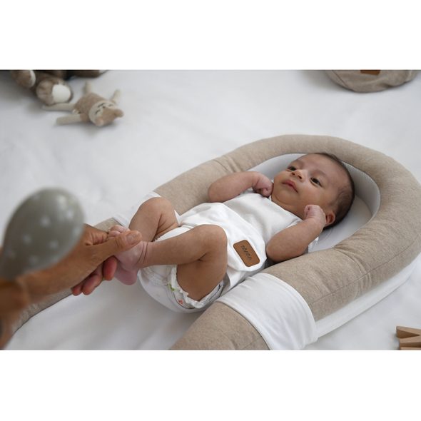 BEABA HNÍZDO PRO MIMINKO COCOONY HEATHER CLAY - HNÍZDEČKA - SPINKÁNÍ