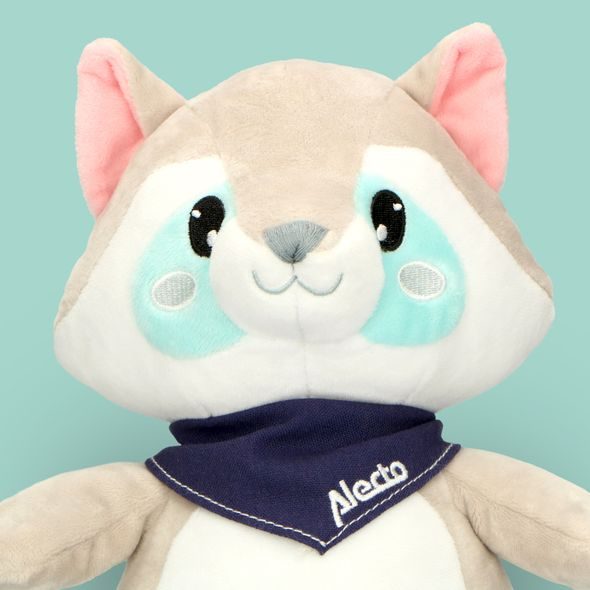 ALECTO BC351 - PLYŠOVÝ MÝVAL S UKLIDŇUJÍCÍMI ZVUKY A NOČNÍM SVĚTLEM - NOČNÍ SVĚTLA - SPINKÁNÍ