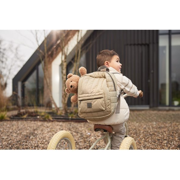 JOLLEIN DĚTSKÝ BATOH PUFFED OLIVE GREEN - BATOHY A TAŠKY - PRO DĚTI