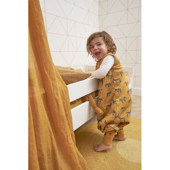 MEYCO JUMPER VEL.80 - ZEBRA ANIMAL HONEY GOLD - DUPAČKY - PRO DĚTI