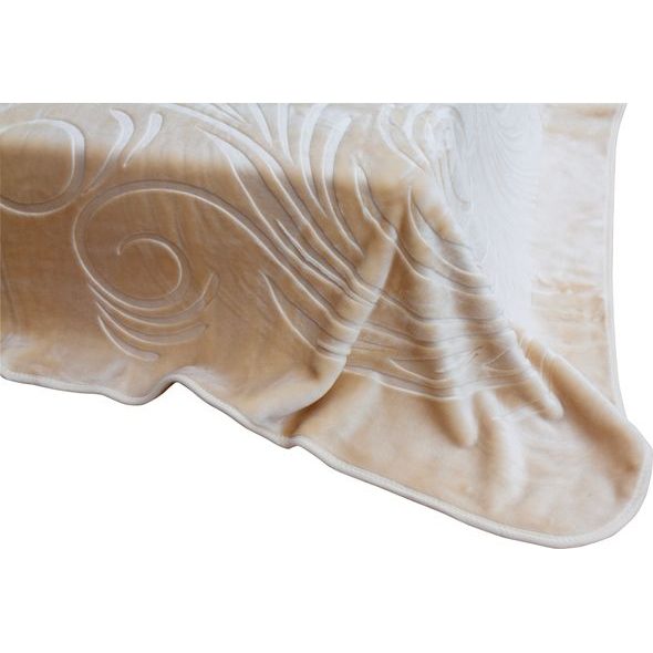 SCARLETT DEKA PRO DOSPĚLÉ 5663 BÉŽOVÁ 180X240CM - DĚTSKÉ DEKY PRO MIMINKA - SPINKÁNÍ