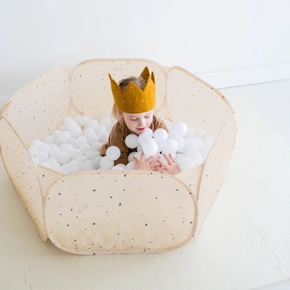 3 SPROUTS SUCHÝ BAZÉNEK RECYCLED TERRAZZO/BEIGE - HRACÍ PODLOŽKY NA ZEM - SPINKÁNÍ