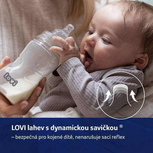 LOVI LAHEV TRENDS 250ML RŮŽOVÁ - KOJENECKÉ LAHVE - KRMENÍ