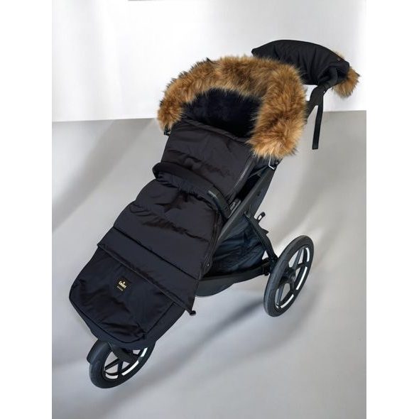 EMITEX FUSAK COMBI SOFT WILD BLACK - FUSAKY DO KOČÁRKU - KOČÁRKY A PŘÍSLUŠENSTVÍ