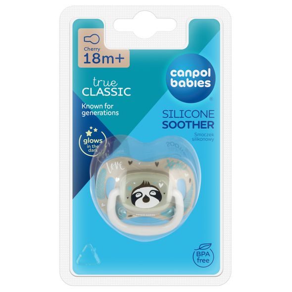 CANPOL BABIES DUDLÍK SILIKONOVÝ TŘEŠINKA EXOTIC ANIMALS 18M+ 1KS LENOCHOD - ŠIDÍTKA A DOPLŇKY - KRMENÍ