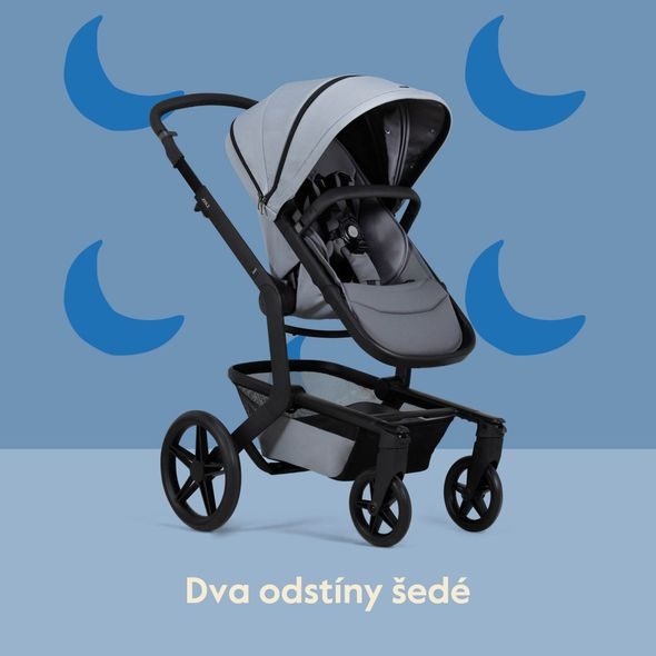 JOOLZ DAY5 KOČÁREK KOMPLETNÍ SET | SPECIAL | LUNAR GREY + DEKA DÁREK - DVOJKOMBINACE - KOČÁRKY A PŘÍSLUŠENSTVÍ