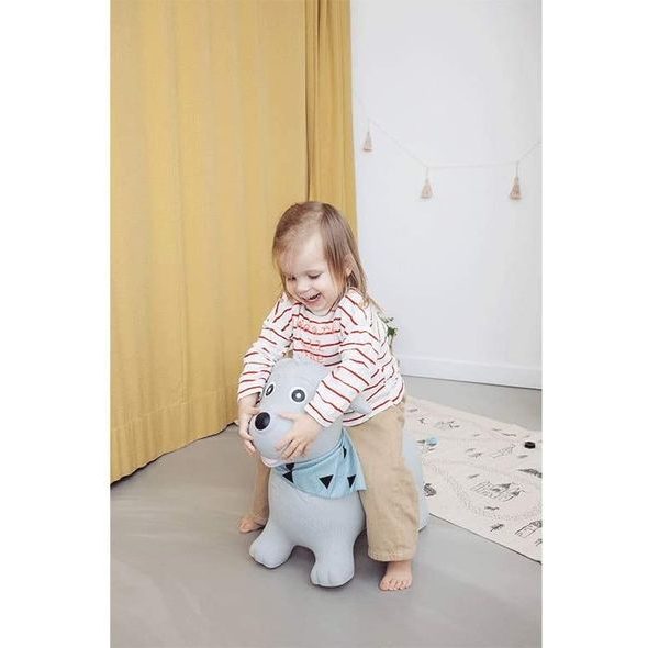 KINDSGUT SKÁKACÍ ŽVÍŘÁTKO PEJSEK - NAFUKOVACÍ SKÁKADLA - PRO DĚTI