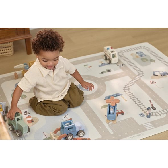 LITTLE DUTCH TRAKTOR DŘEVĚNÝ - FARMA - PRO DĚTI