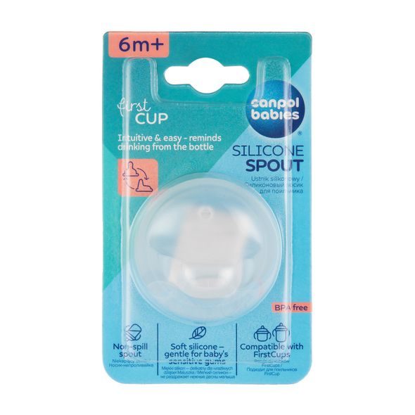CANPOL BABIES NÁHRADNÍ SILIKONOVÉ PÍTKO PRO HRNEČKY FIRSTCUP 1KS - PŘÍSLUŠENSTVÍ K HRNEČKŮM - KRMENÍ