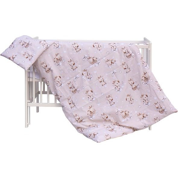 SCARLETT POVLEČENÍ DO POSTÝLKY 2DÍLNÉ SCARLETT FIKI 135X100CM BÉŽOVÉ - POVLEČENÍ DO POSTÝLKY - SPINKÁNÍ