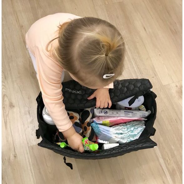 PINKIE ORGANIZÉR SOFTSHELL BLACK NA THULE - ORGANIZÉRY A KOŠÍKY - KOČÁRKY A PŘÍSLUŠENSTVÍ