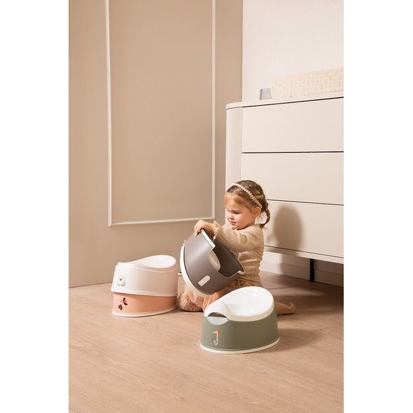 BEBE-JOU NOČNÍK OVÁLNÝ BÉBÉ-JOU CHALK BROWN - NOČNÍKY - PŘEBALOVÁNÍ