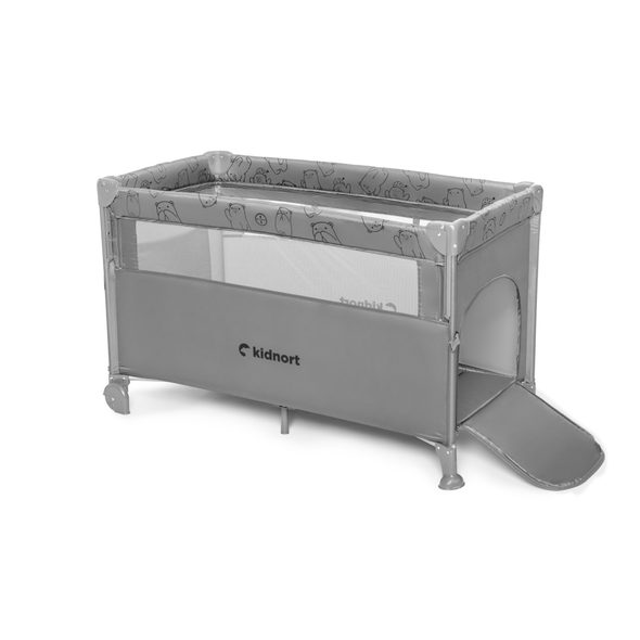 KIDNORT CESTOVNÍ POSTÝLKA KIDNORT NÄSTE SVĚTLE ŠEDÁ - CESTOVNÍ POSTÝLKY - SPINKÁNÍ