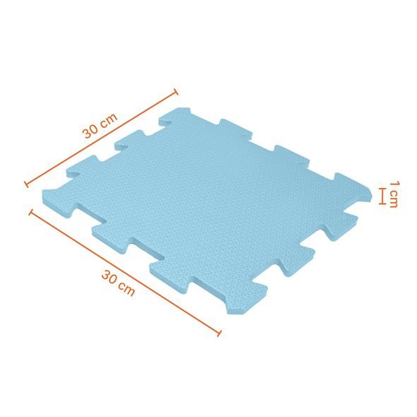 ZOPA PĚNOVÁ PODLOŽKA PUZZLE 30X30 CM 9KS - HRACÍ PODLOŽKY NA ZEM - SPINKÁNÍ