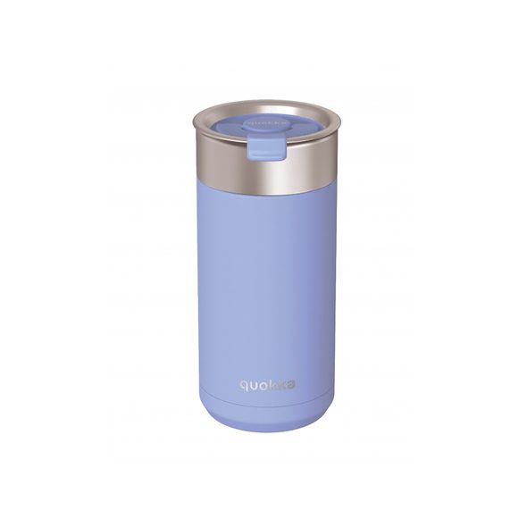 QUOKKA NEREZOVÝ TERMOHRNEK SE SÍTKEM BOOST DENIM BLUE 400 ML - TERMOOBALY A TERMOSKY - KRMENÍ