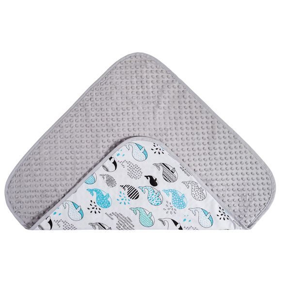 TOMI DEKA MINKY VELRYBA - DĚTSKÉ DEKY PRO MIMINKA - SPINKÁNÍ