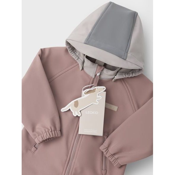 LEOKID SOFTSHELLOVÁ KOMBINÉZA LILO ASH ROSE VEL. 104 - ZIMNÍ KOMBINÉZY - PRO DĚTI
