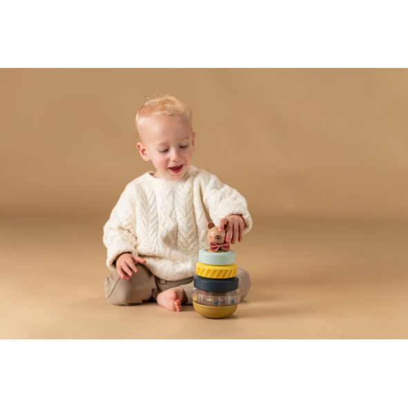 TAF TOYS PYRAMIDA MEDVĚD - STOHOVACÍ HRAČKY - PRO DĚTI