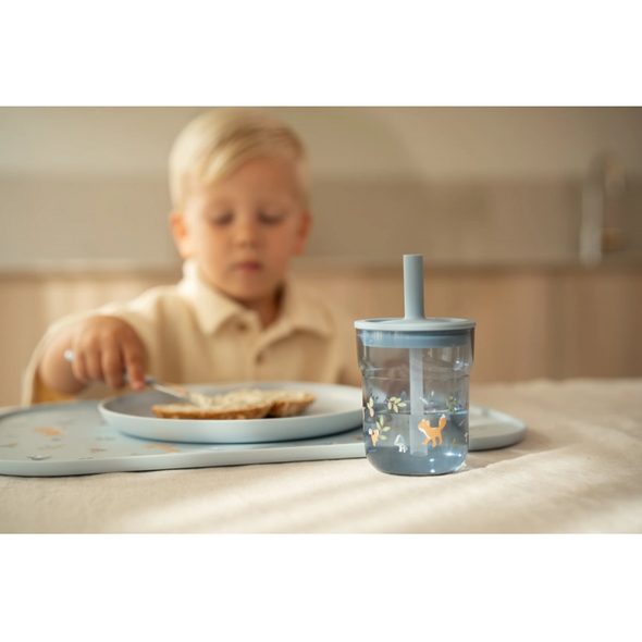 LITTLE DUTCH KELÍMEK S BRČKEM 250 ML FOREST FRIENDS - DĚTSKÉ HRNEČKY - KRMENÍ