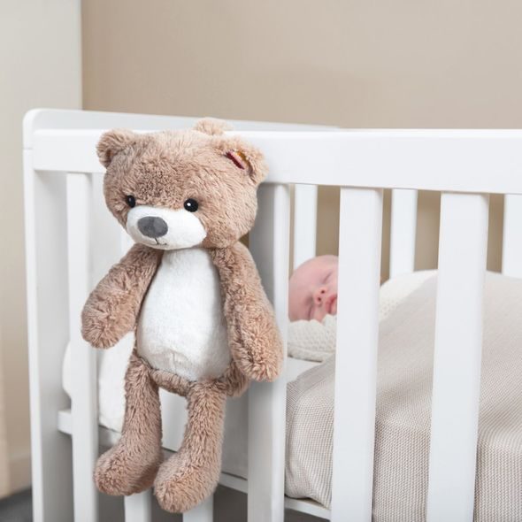 ZAZU MEDVÍDEK BRODY HNĚDOŠEDÝ SLEEPTRAINER S MELODIEMI A NOČNÍM SVĚTLEM - TRÉNINKOVÉ BUDÍKY - SPINKÁNÍ