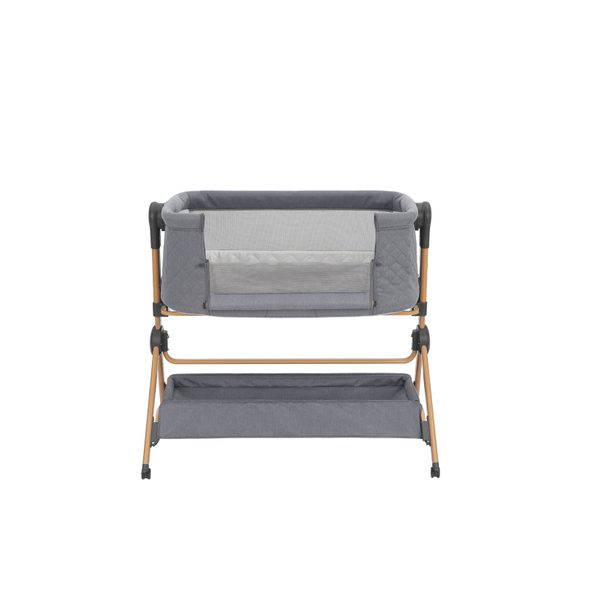 KIKKABOO POSTÝLKA A ŽIDLIČKA 2V1 SLEAT ME GREY - K RODIČOVSKÉ POSTELI - SPINKÁNÍ