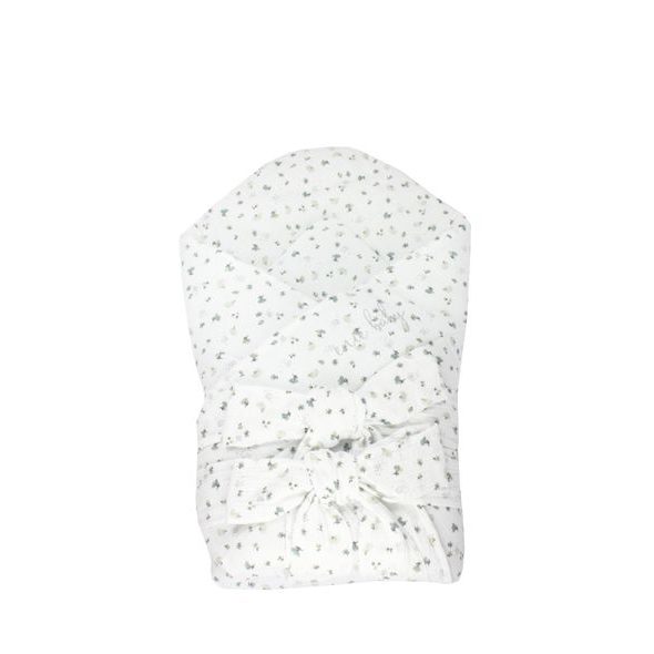 ENIE BABY MUŠELÍNOVÁ ZAVINOVAČKA 80X80CM NELSI ŠEDÁ - ZAVINOVAČKY - SPINKÁNÍ