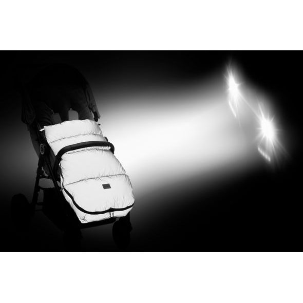 FILLIKID FUSAK ZIMNÍ KINLEY REFLECT BLACK - FUSAKY DO KOČÁRKU - KOČÁRKY A PŘÍSLUŠENSTVÍ