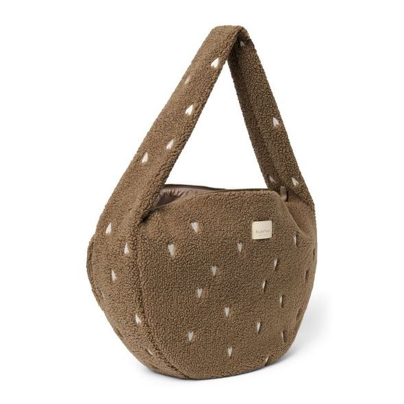 STUDIO NOOS TEDDY CROSS BODY BAG BROWN HEARTS - DOPLŇKY - PRO MAMINKY
