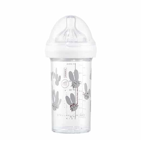 LBF DOJČENSKÁ FĽAŠA STELLA MCCARTNEY KIDS RABBIT GREY, 210 ML, 6+M - FLAŠTIČKY HRNČEKY - KRMENÍ