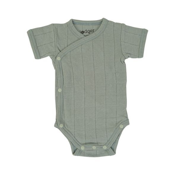 LODGER ROMPER SHORT SLEEVES TRIBE SILT GREEN 62 - BODY - PRO DĚTI