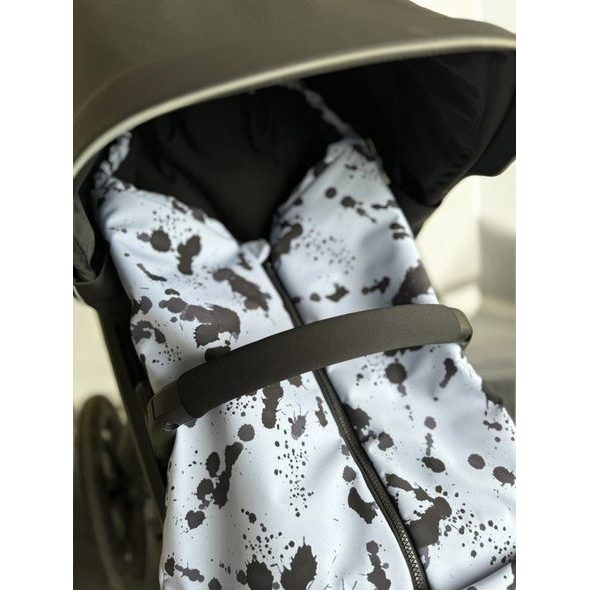 EMITEX FUSAK 2V1 COCOON SOFTSHELL BLUE SPLASH - FUSAKY DO KOČÁRKU - KOČÁRKY A PŘÍSLUŠENSTVÍ