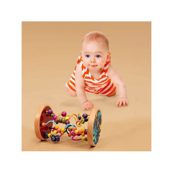 B-TOYS VÁLEC LABYRINT S KORÁLKY LOOPTY LOO - NAVLÉKÁNÍ - PRO DĚTI