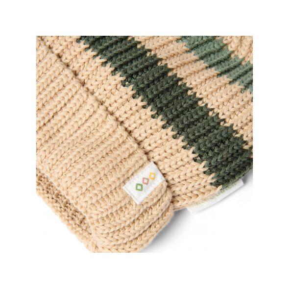 LITTLE DUTCH ČEPIČKA PLETENÁ WARM TAUPE VEL. 74-86 - ČEPIČKY A KLOBOUČKY - PRO DĚTI