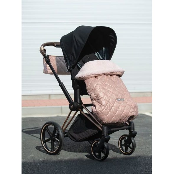 PINKIE ZATEPLENÁ STAHOVACÍ DEKA SOFT PINK DOTS - NÁNOŽNÍKY - KOČÁRKY A PŘÍSLUŠENSTVÍ